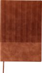 gerecycled pu-notitieboek (a5) elian - bruin