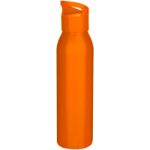 sky 650 ml rcs gerecyclede enkelwandige rvs fles - oranje