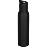 sky 650 ml rcs gerecyclede enkelwandige rvs fles - zwart