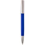 ziguur balpen van gerecycled aluminium blauwe inkt