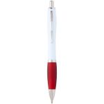 nash balpen van gerecycled plastic - zwarte inkt - rood