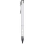 moneta balpen van gerecycled aluminium blauwe inkt