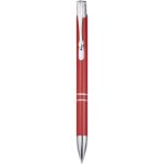 moneta balpen van gerecycled aluminium blauwe inkt
