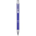 moneta balpen van gerecycled aluminium blauwe inkt