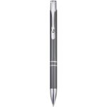 moneta balpen van gerecycled aluminium blauwe inkt