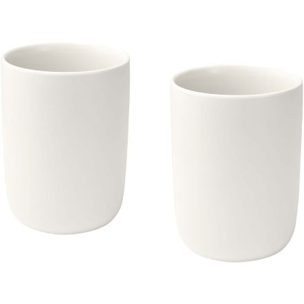 male keramische bekers van 350 ml, set van 2