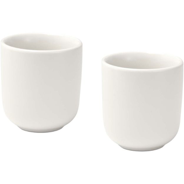 male keramische espressokopjes van 90 ml, set