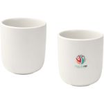 male keramische bekers van 200 ml, set van 2