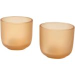 male glazen bekers van 200 ml, set van 2