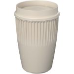 cirrus 350 ml beker met 360° deksel - ecru