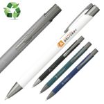 ebony soft recycled alu softtouch pen blauwe inkt