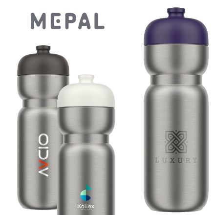 mepal rvs sportbidon pull 800 ml