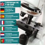 microscope. educatief speelgoed voor kinderen