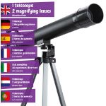 telescope. educatief speelgoed voor kinderen