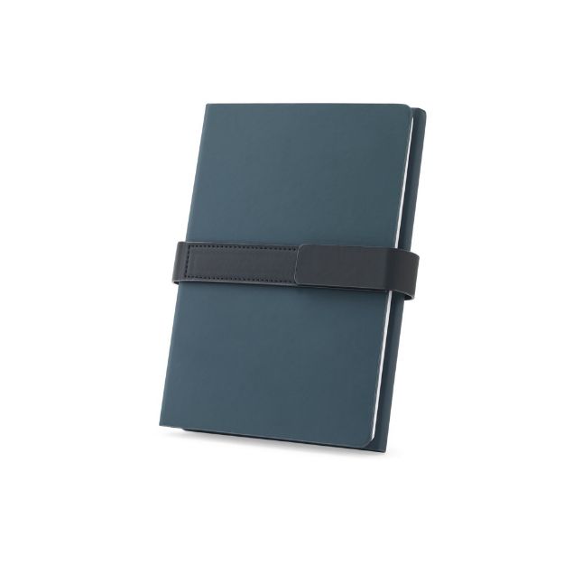 sanderson. a5 notitieblok in pu 50% gerecycleerd