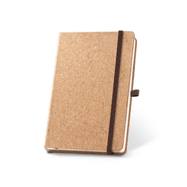hawkins a5. a5 notitieboekje kurk met effen pagina