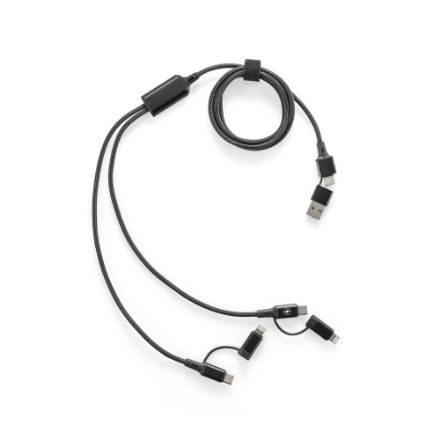 bertozzi. supersnelle 6-in-1 usb-kabel