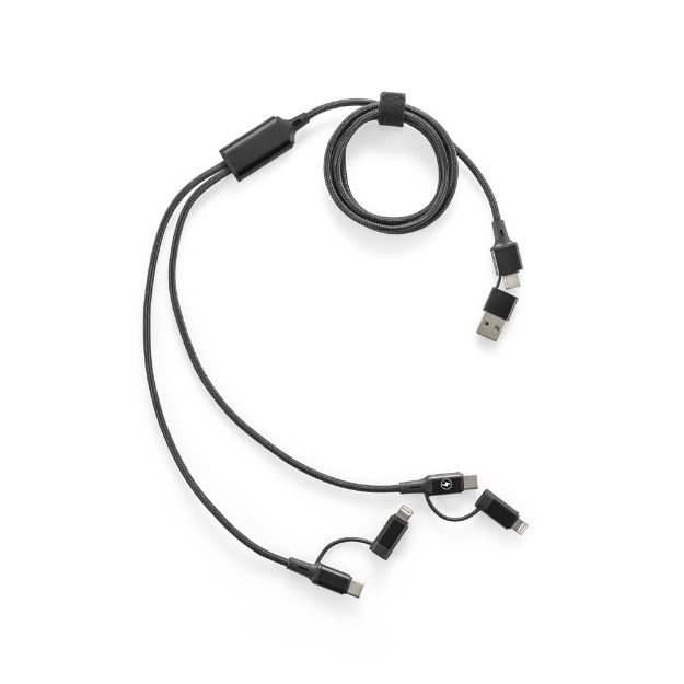bertozzi. supersnelle 6-in-1 usb-kabel