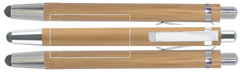 rond zeefdruk (25 x 45 mm)