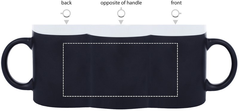 rond zeefdruk (60 x 130 mm)