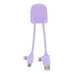 xoopar ice-b multi oplaadkabel - paars