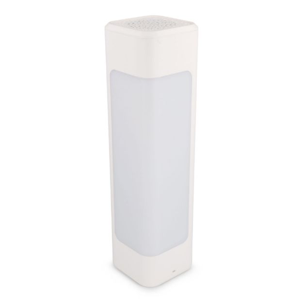 xoopar aura white noise speaker recycled plastic