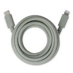 fresh 'n rebel usb-c apple lightning oplaadkabel - groen
