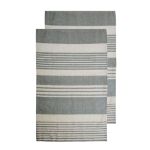 sagaform ella hamamdoek 2-pack 50x70cm - grijs
