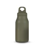 sagaform truls stalen fles handige openklik 500 ml - groen