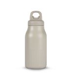 sagaform truls stalen fles handige openklik 500 ml - beige