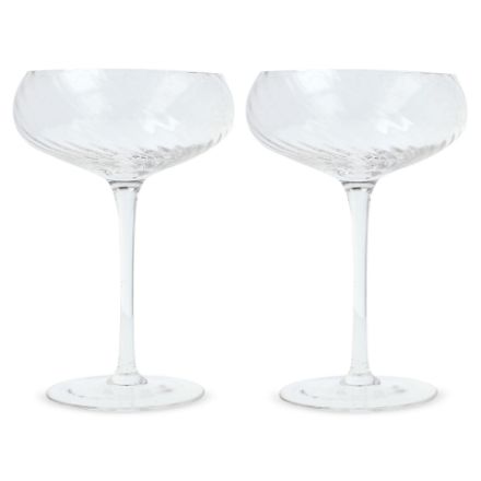 byon opacity set van 2 champagneglazen 300 ml