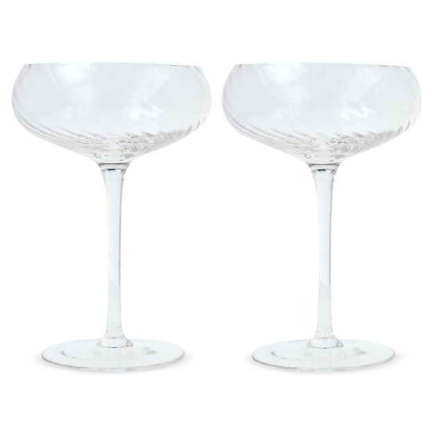 byon opacity set van 2 champagneglazen 300 ml
