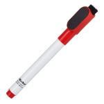whiteboardmarker met magneet en wisser - rood