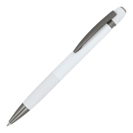 aluminium balpen toulouse softtouch - wit