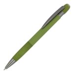 aluminium balpen toulouse softtouch - licht groen