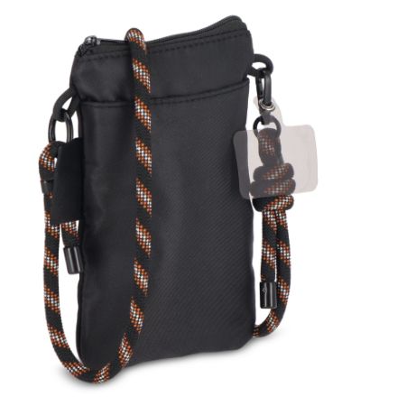 pocket everyday essentials pouch met draagkoord - zwart