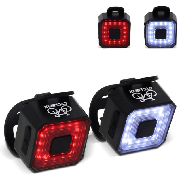 oplaadbare fietslampjes set