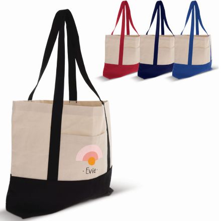 strandtas oeko-tex® katoen 280g/m2 42x10x30cm