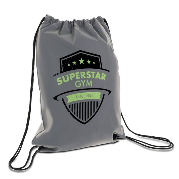 rugzak trekkoord reflecterend 30 x 40cm