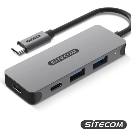 sitecom usb-c to 2x usb-a + 2x usb-c hub