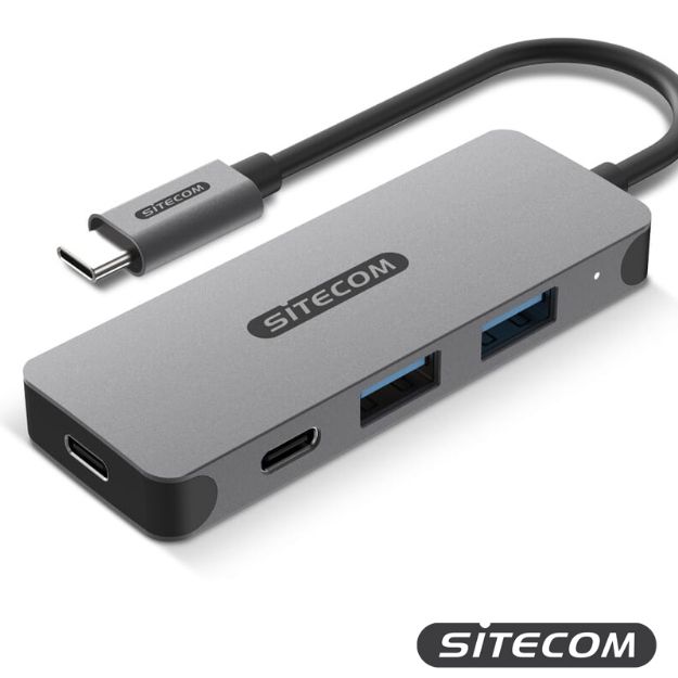 sitecom usb-c to 2x usb-a + 2x usb-c hub
