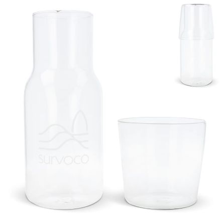 karaf 550 ml en drinkglas 250 ml set