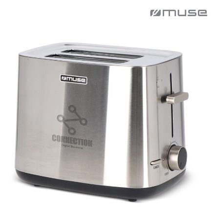 muse toaster roestvrij staal