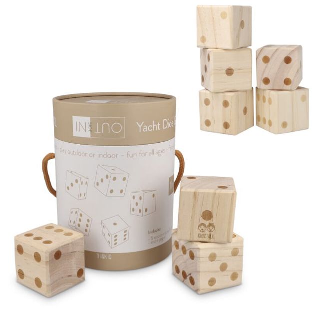 insideout reuze houten dobbelsteen spel