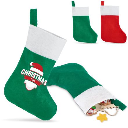 vilten kerstsok 40 cm