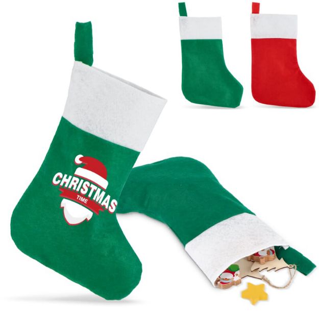 vilten kerstsok 40 cm
