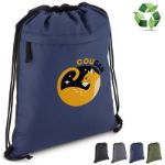 600d gerecycleerde pet trekkoordtas