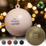 kerstbal ø 7cm gerecycleerd pp box, made in europe