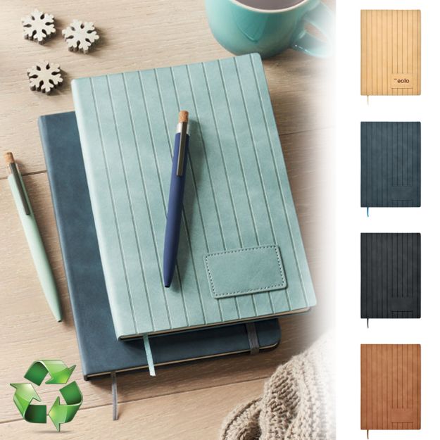 a5 notitieboek in smokey pu