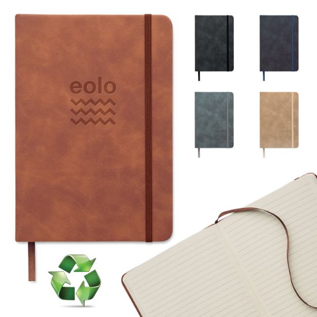 a5 notitieboek smokey pu